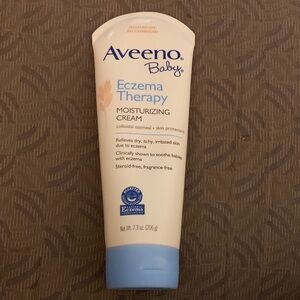 Aveeno Baby Eczema Therapy Moisturizing Cream — White & Light Blue
